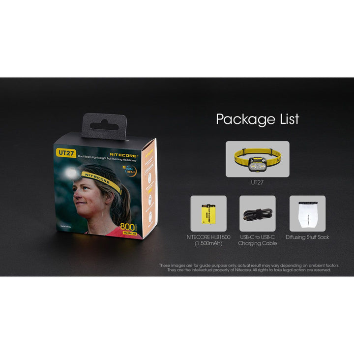 Nitecore UT27 Pro Rechargeable Headlamp 800 lumens