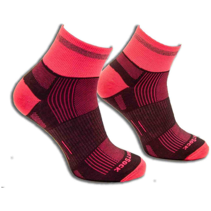 Wrightsock Run Reflective Quarter Socks