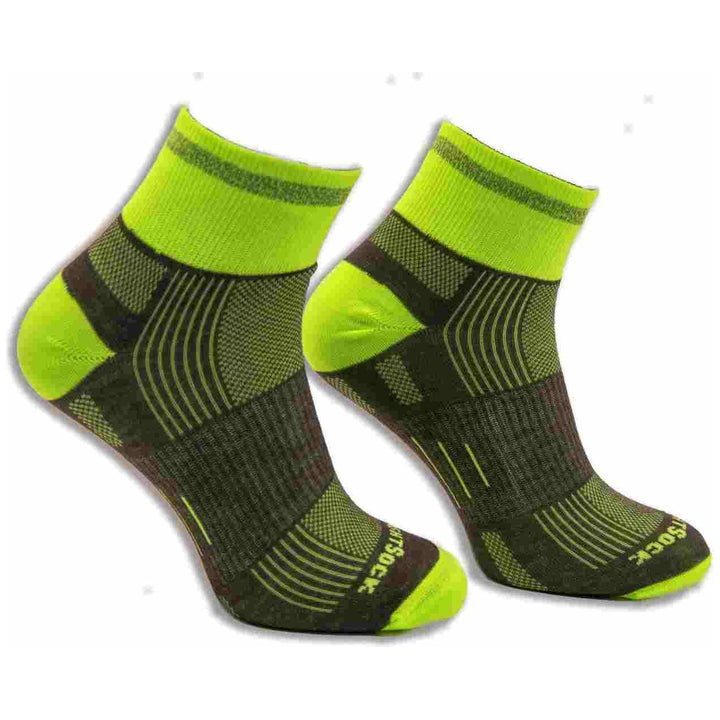 Wrightsock Run Reflective Quarter Socks