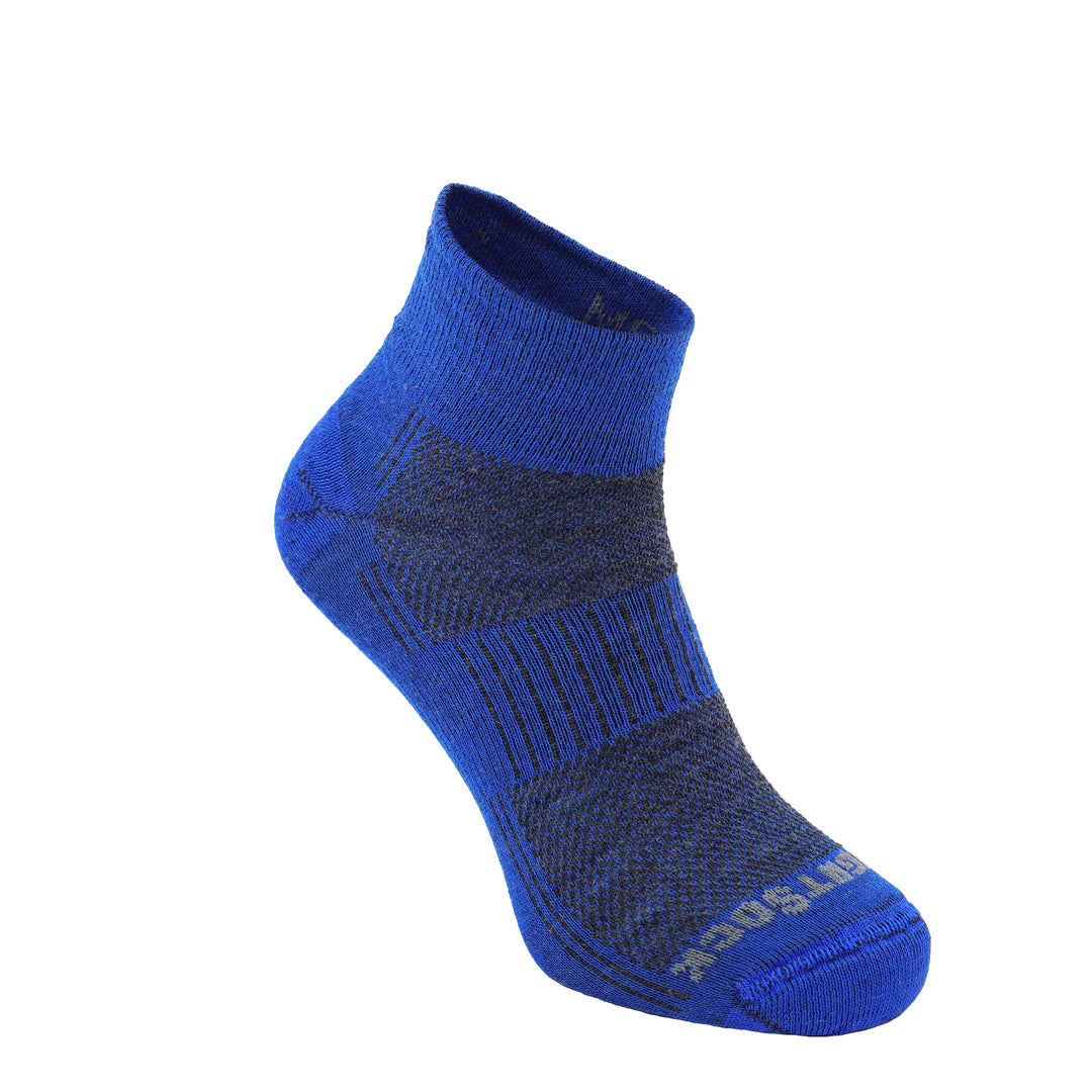 Wrightsock Blisterproof Merino Coolmesh II Quarter Socks
