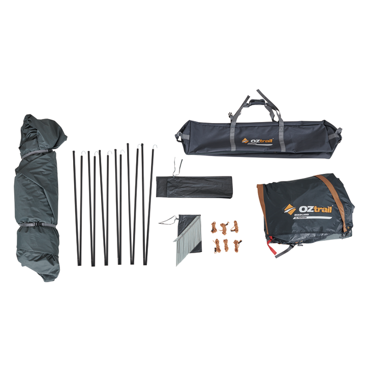 OZTrail Fast Frame Headland 10P Dome Tent with Lighting