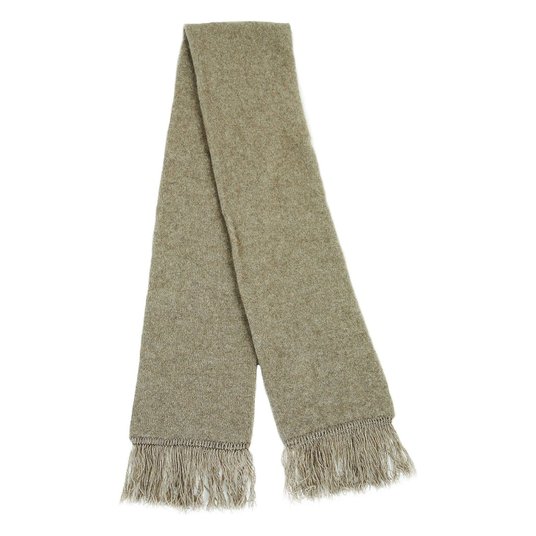 Possum Merino Plain Double Scarf - Lothlorian Knitwear