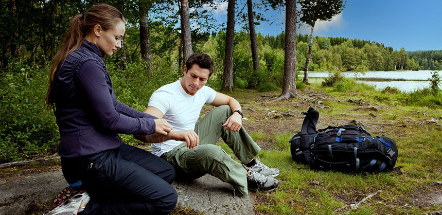 using a first aid kit