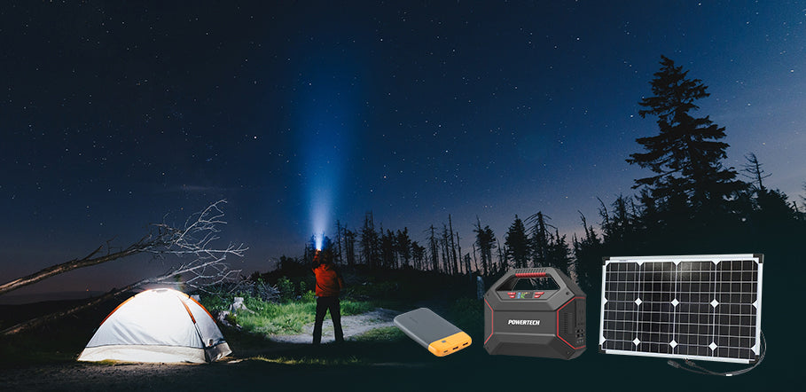powerbank and solar kit