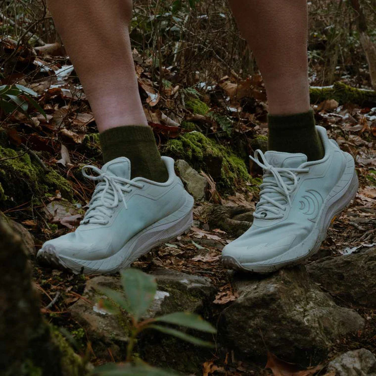 Creepers Merino Quarter Crew Sock — detail | Creepers NZ