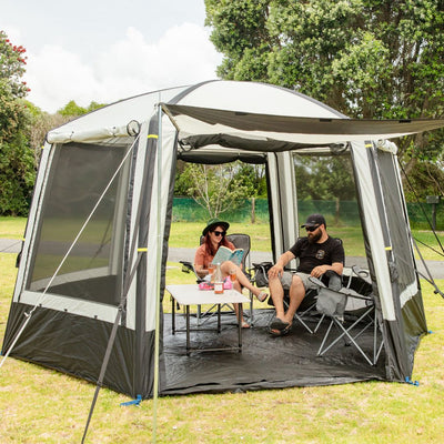 Enterprise 1 Blackout Tent & Enterprise Inflatable Shelter Combo