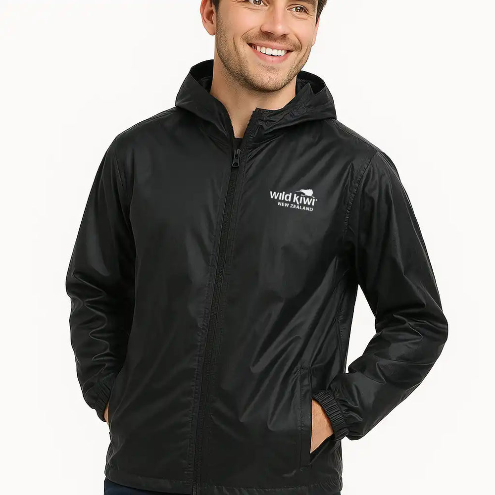 Wild Kiwi Packable Raincoat — detail | Wild Kiwi NZ