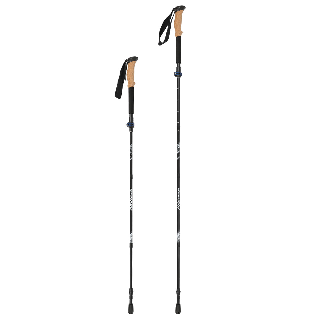 Peak XV Traveller Cork & Carbon Antishock Folding Poles (Pair)