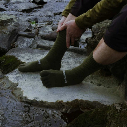 Creepers Merino Boot Sock — detail | Creepers NZ