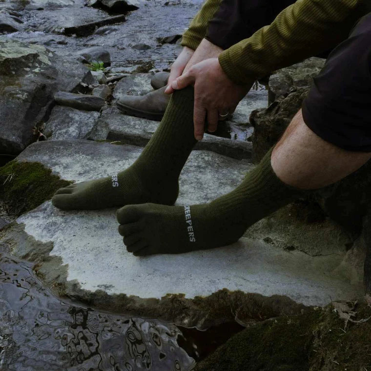 Creepers Merino Crew Sock — detail | Creepers NZ