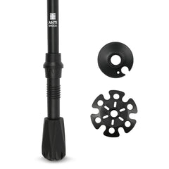 Peak XV Traveller Cork &amp; Carbon Antishock Folding Poles (Pair) — detail | Peak XV NZ