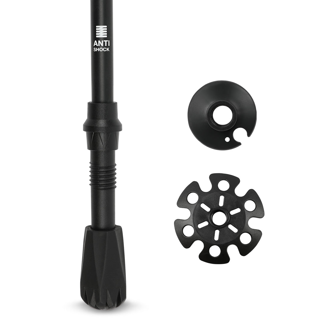 Peak XV Traveller Cork & Carbon Antishock Folding Poles (Pair)