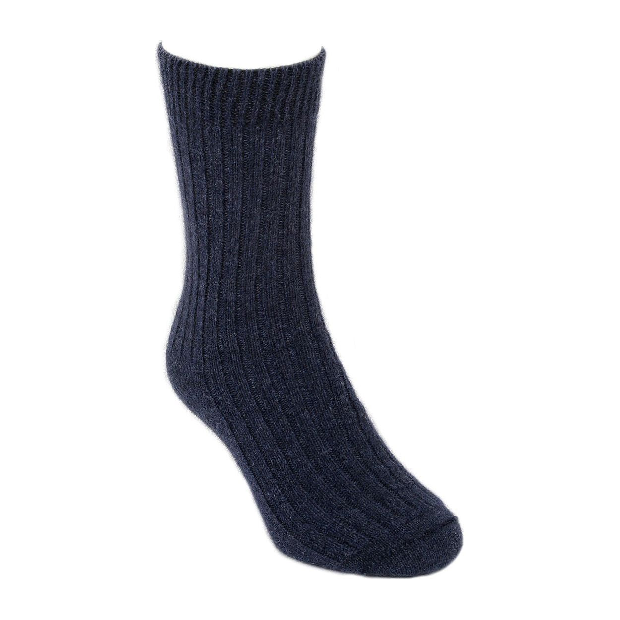 Possum Merino Casual Rib Sock - Lothlorian Knitwear