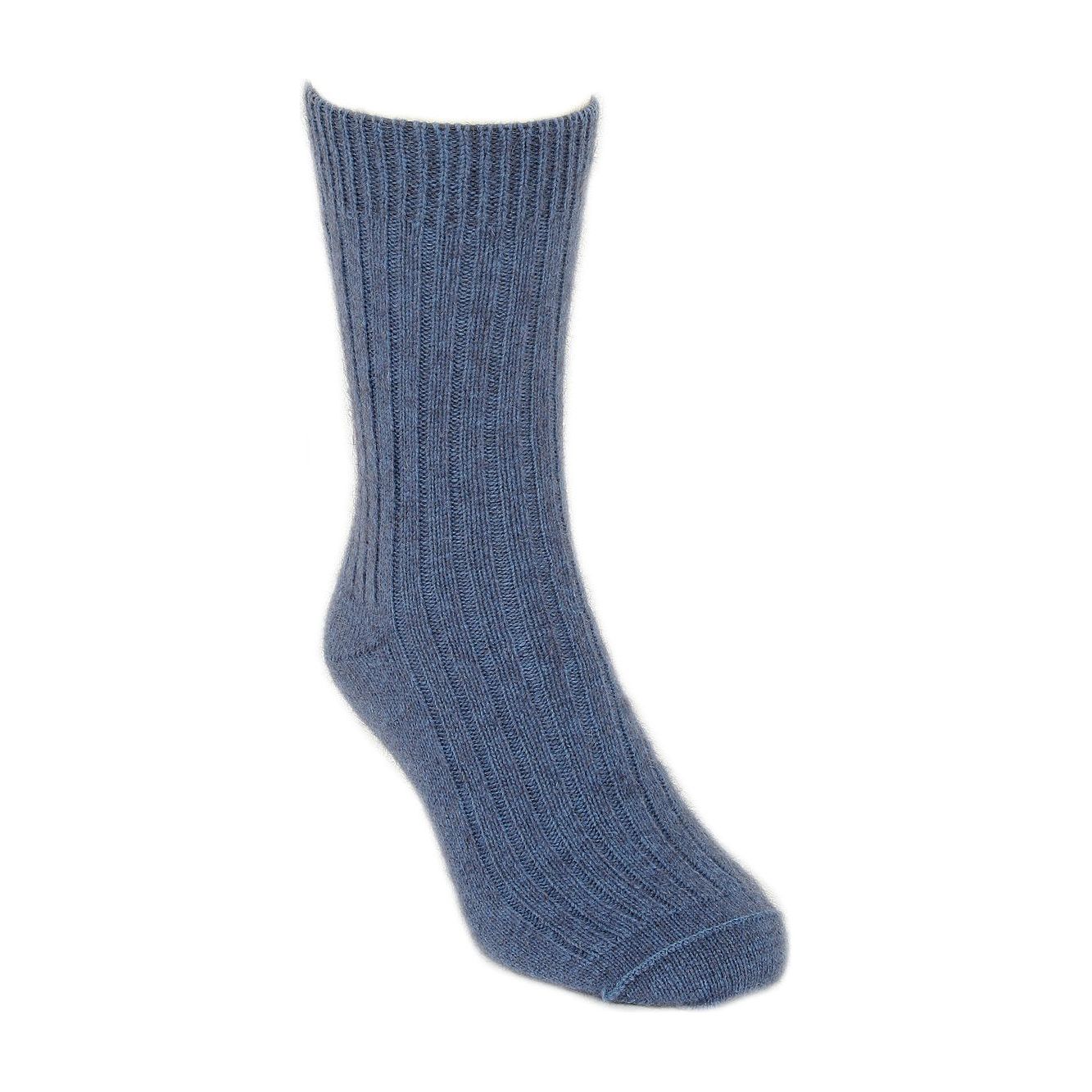 Possum Merino Casual Rib Sock - Lothlorian Knitwear