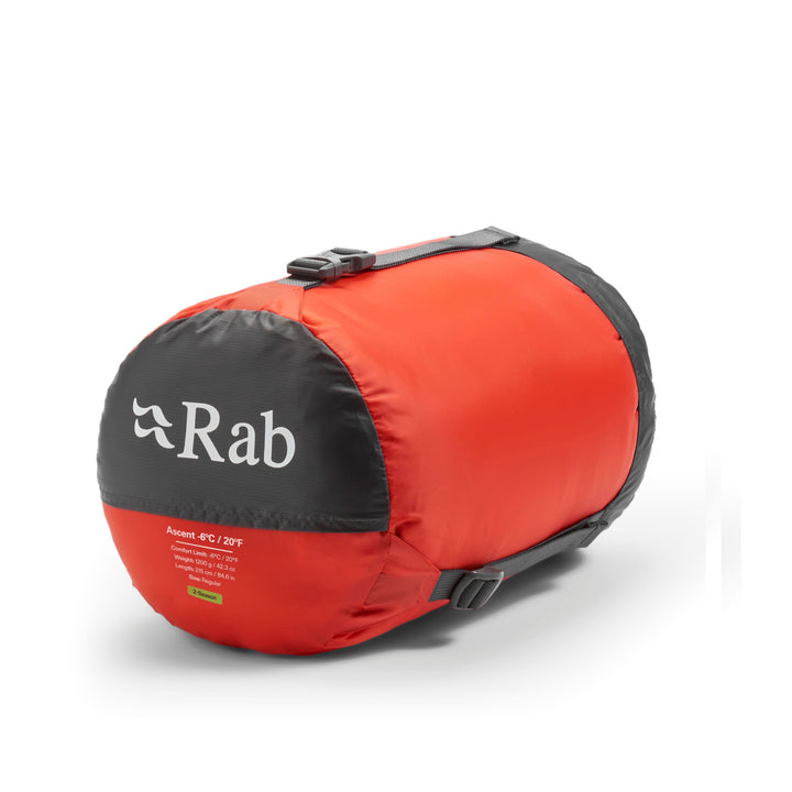 Rab Ascent Down Sleeping Bag (-6°C) — detail | Rab NZ