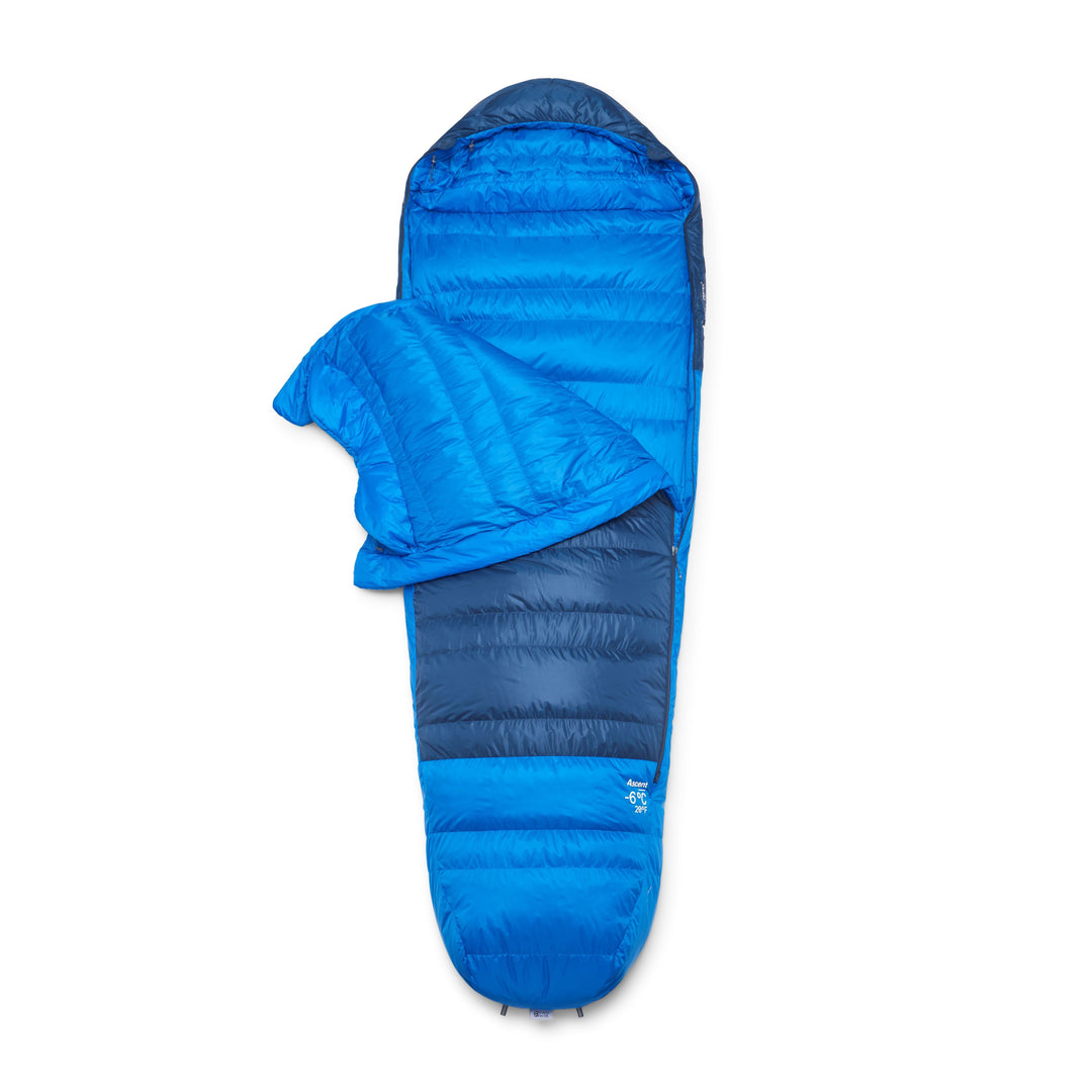 Rab Ascent Down Sleeping Bag (-6°C) — detail | Rab NZ