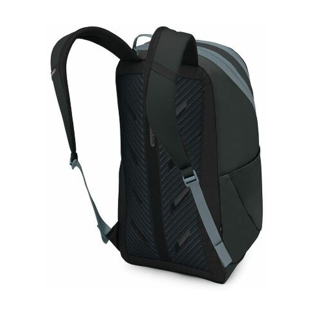 Osprey Astronova 23L Backpack — side-back view, Black-Shale Grey