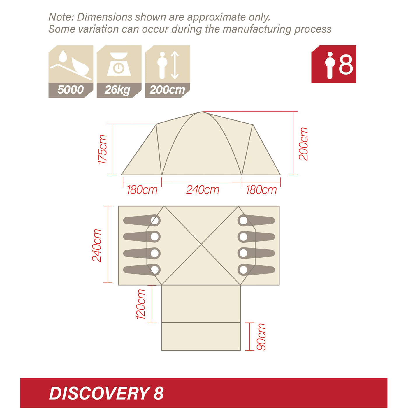 Discovery 8 Blackout Tent