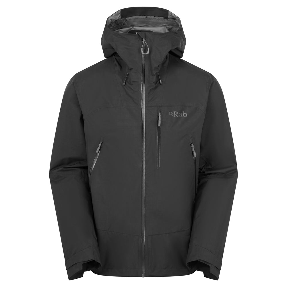 Rab Mens Downpour Mountain Waterproof Jacket — detail | Rab NZ