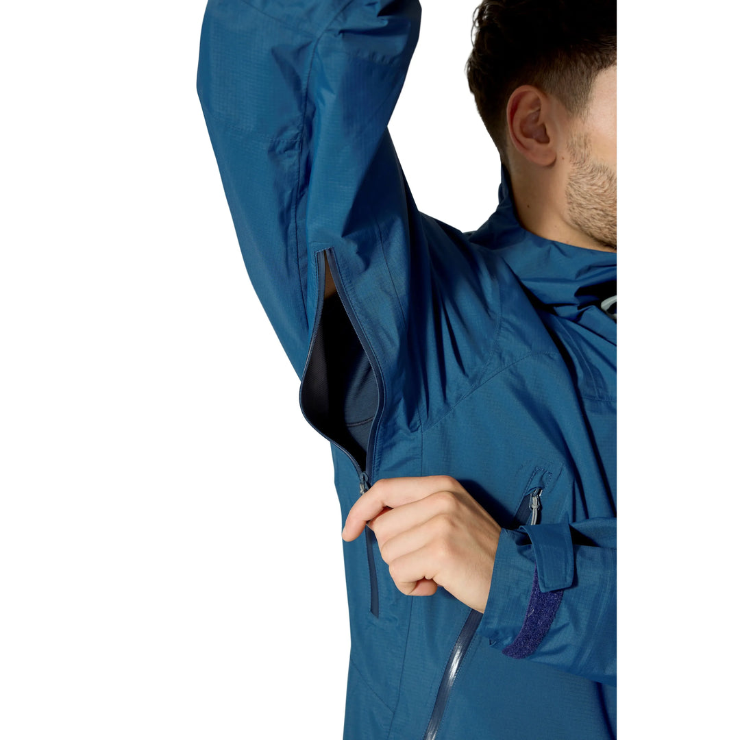 Rab Mens Downpour Mountain Waterproof Jacket — detail | Rab NZ