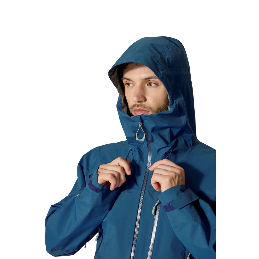 Rab Mens Downpour Mountain Waterproof Jacket — detail | Rab NZ
