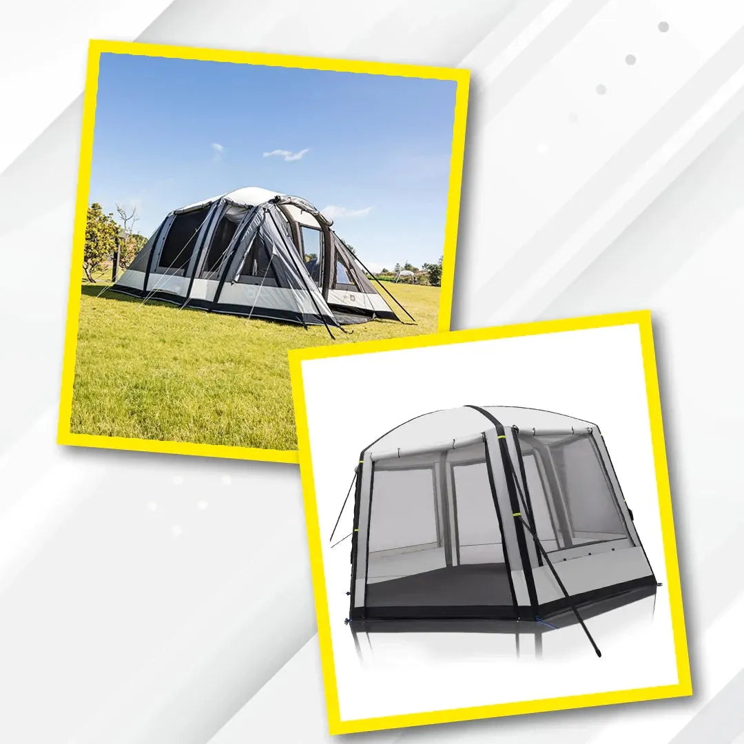 Enterprise 1 Blackout Tent & Enterprise Inflatable Shelter Combo