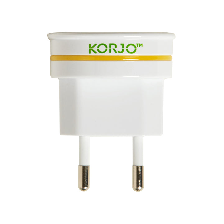 Adaptor Europe (Swiss + Italy) — detail | Korjo NZ
