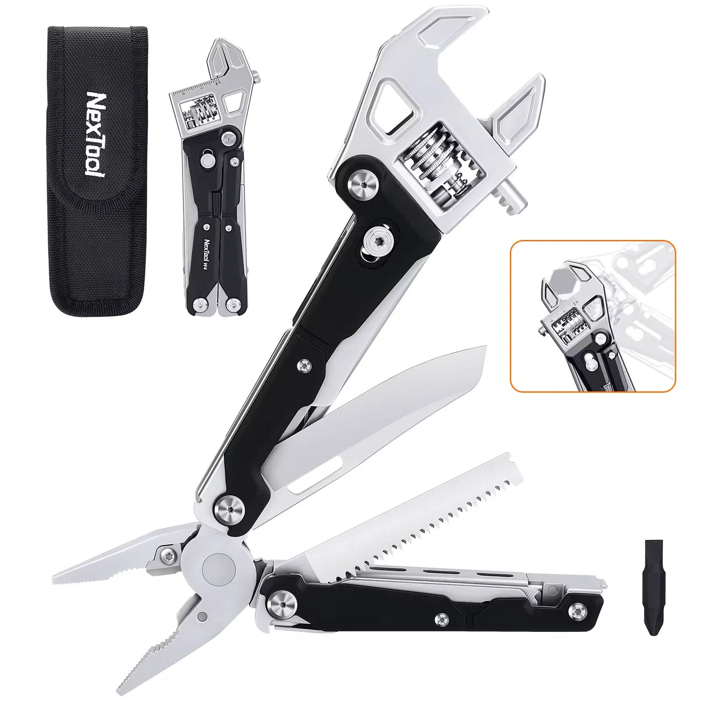 NexTool Adjustable Wrench Pliers W4