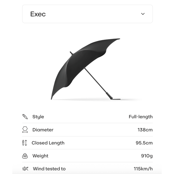 BLUNT Exec Umbrella