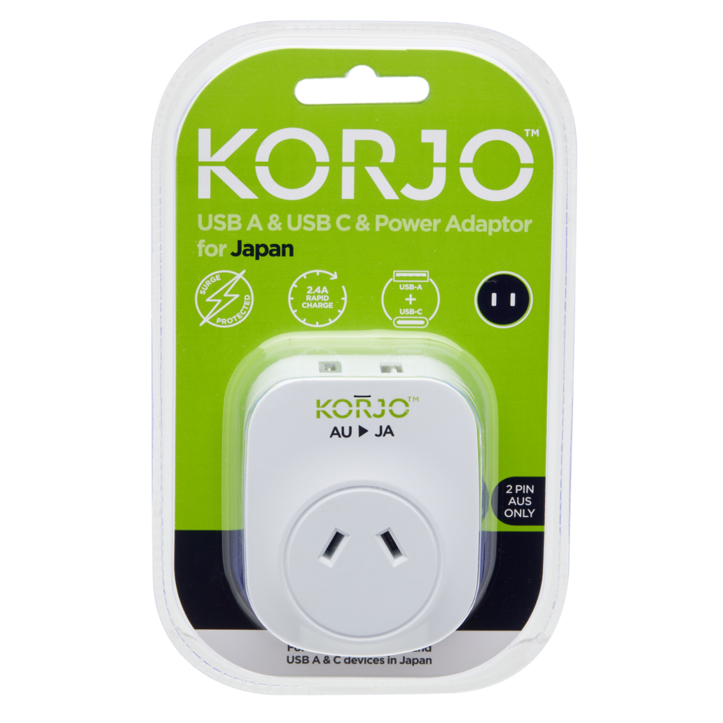 USB A+C & Power Adaptor for Japan