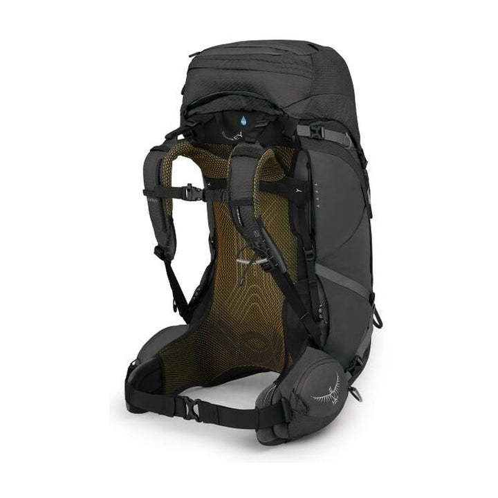 Osprey Atmos AG 50 Pack — Black side back | Dwights NZ