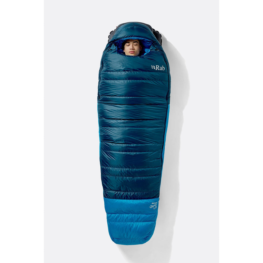 Rab Ascent Down Sleeping Bag (-18°C) — detail | Rab NZ