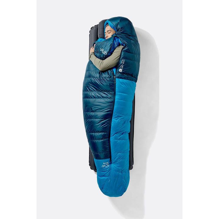 Rab Ascent Down Sleeping Bag (-18°C) — detail | Rab NZ