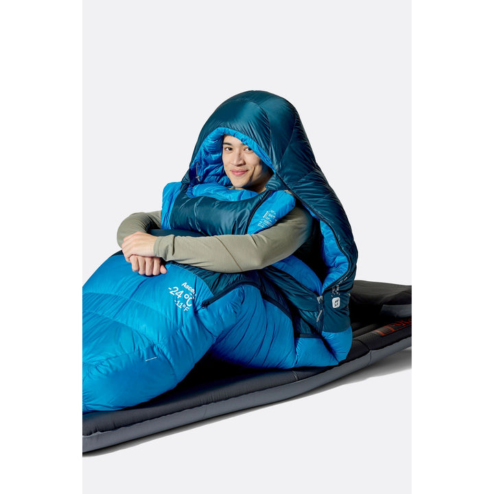 Rab Ascent Down Sleeping Bag (-18°C) — detail | Rab NZ