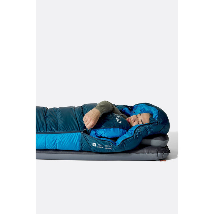 Rab Ascent Down Sleeping Bag (-18°C) — detail | Rab NZ