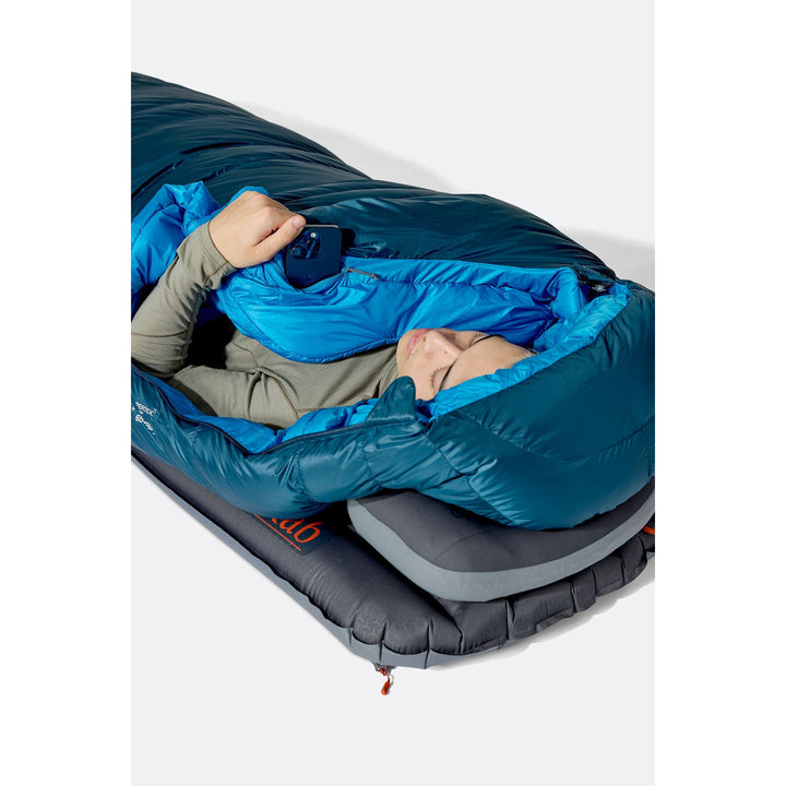 Rab Ascent Down Sleeping Bag (-18°C) — detail | Rab NZ