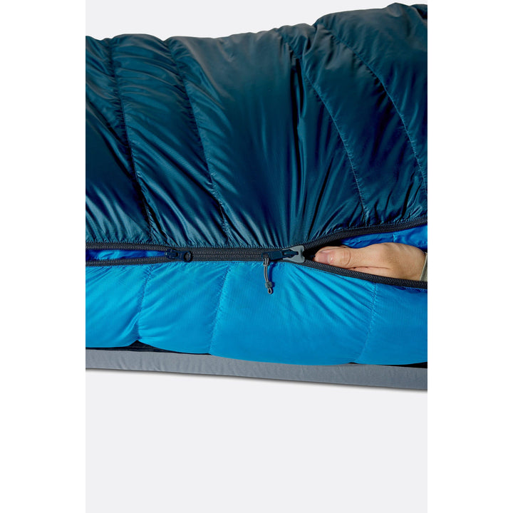 Rab Ascent Down Sleeping Bag (-18°C) — detail | Rab NZ