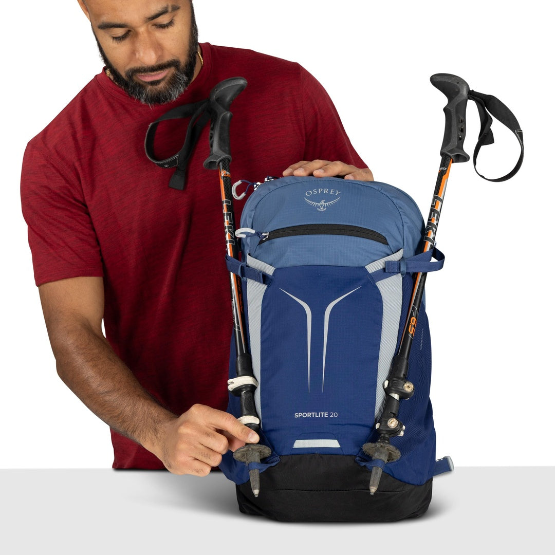 Osprey Sportlite 20 – trekking pole attachment