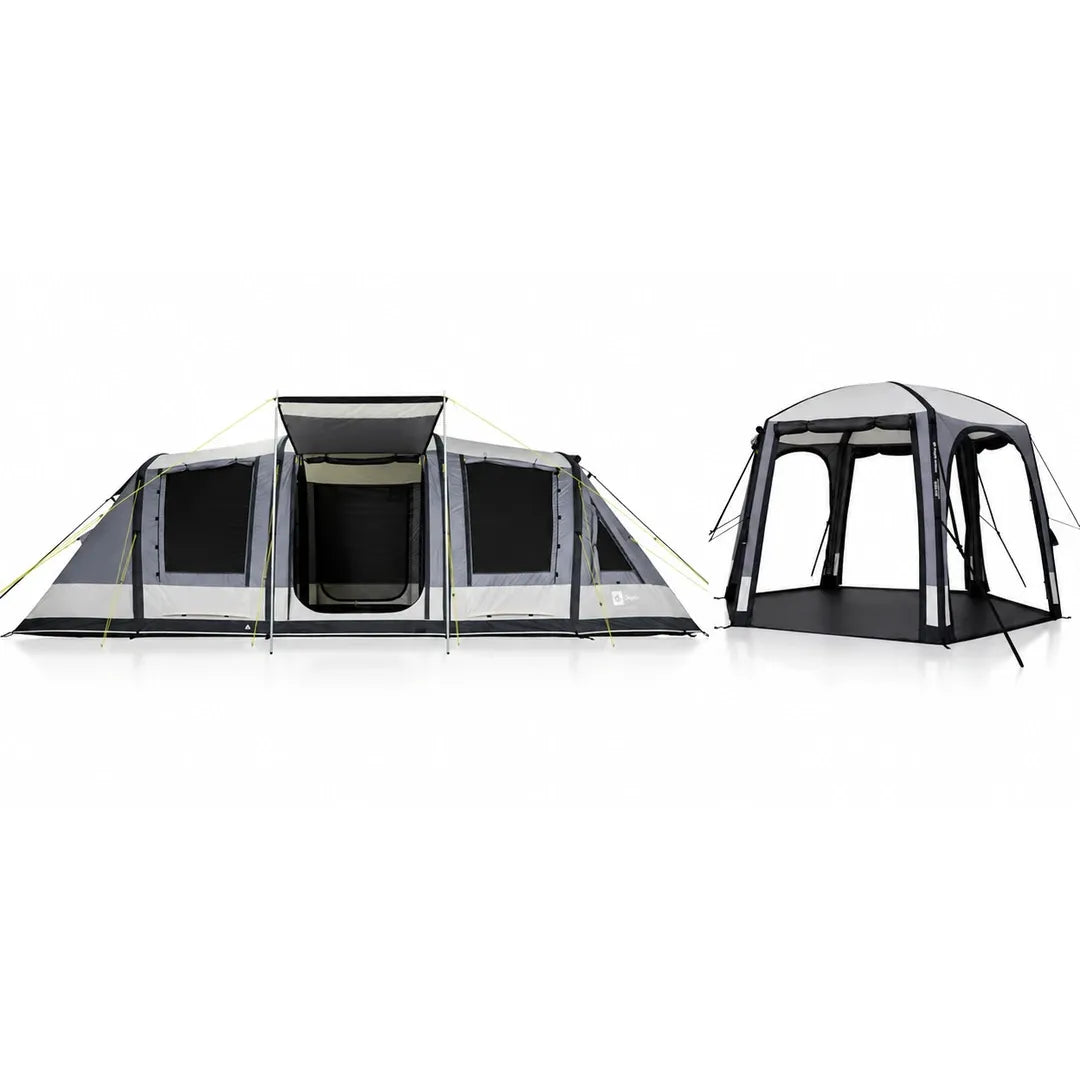 Enterprise 2 Blackout Tent and Enterprise Shelter V2, both included as separate standalone products; they do not attach.