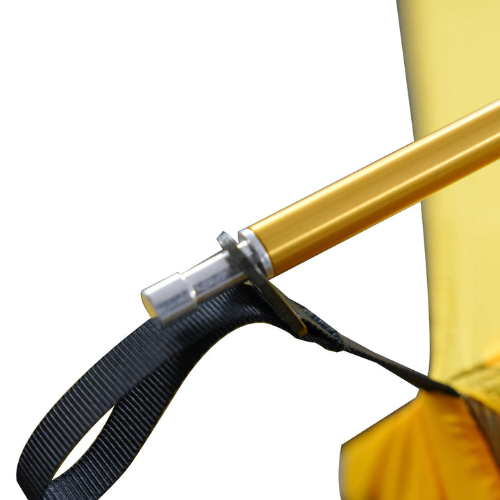 Dwights Explore 1 V2 hiking tent — inner tent pole clip detail