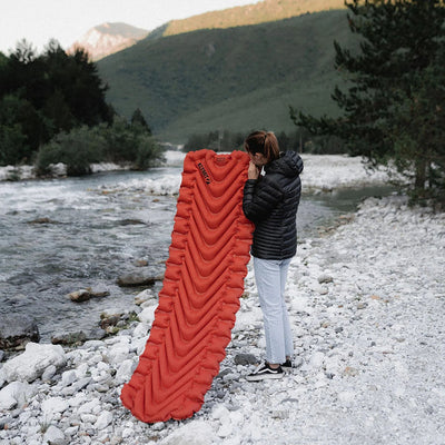 Klymit Insulated Static V Sleeping Mat - Brick Red