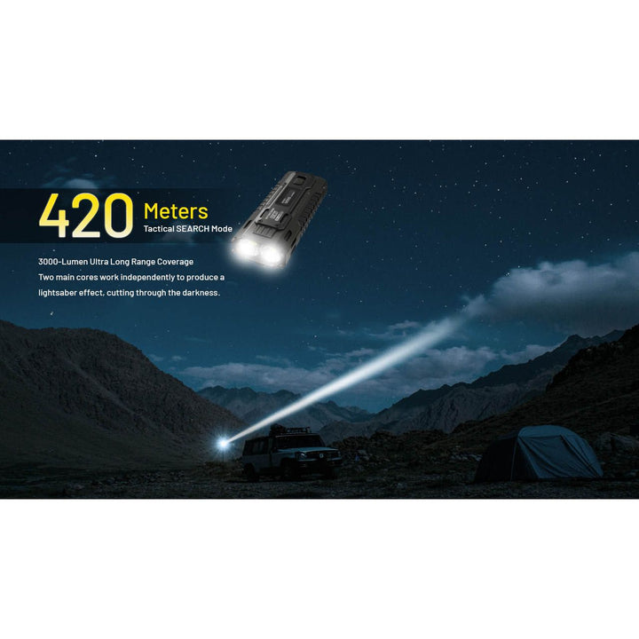 Nitecore EDC37 8000 Lumen USB-C Rechargeable Flat EDC Flashlight