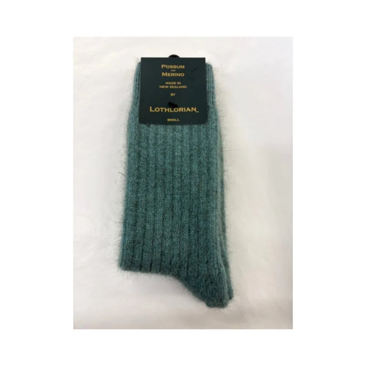 Lothlorian casual rib sock in Sage