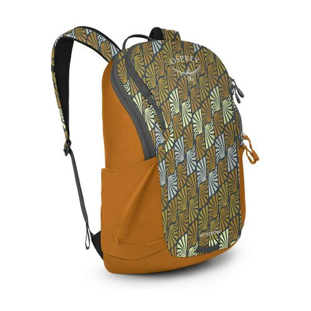 Osprey Astronova — side view, Kazuma Print Toffee Orange