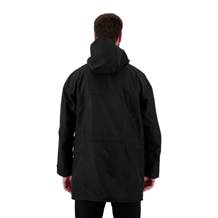 Mens Peak XV Hard Rain Jacket in Black, product photograph 3
