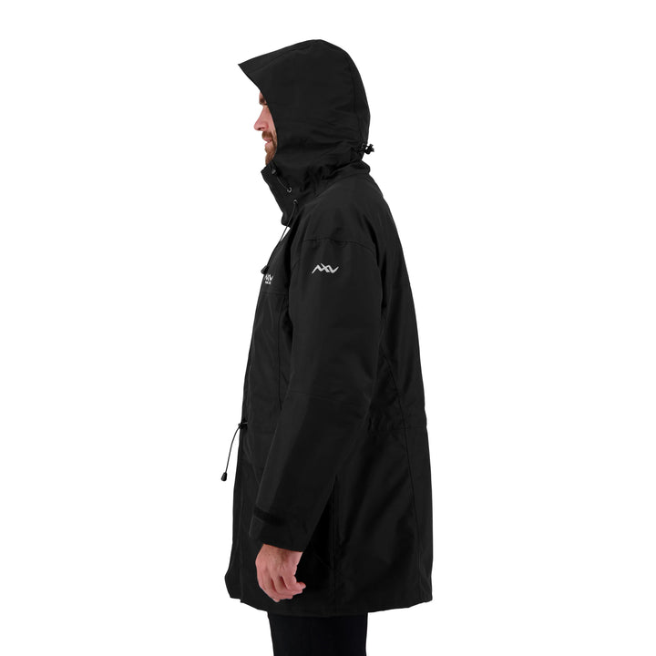 Mens Peak XV Hard Rain Jacket in Black, product photograph 5