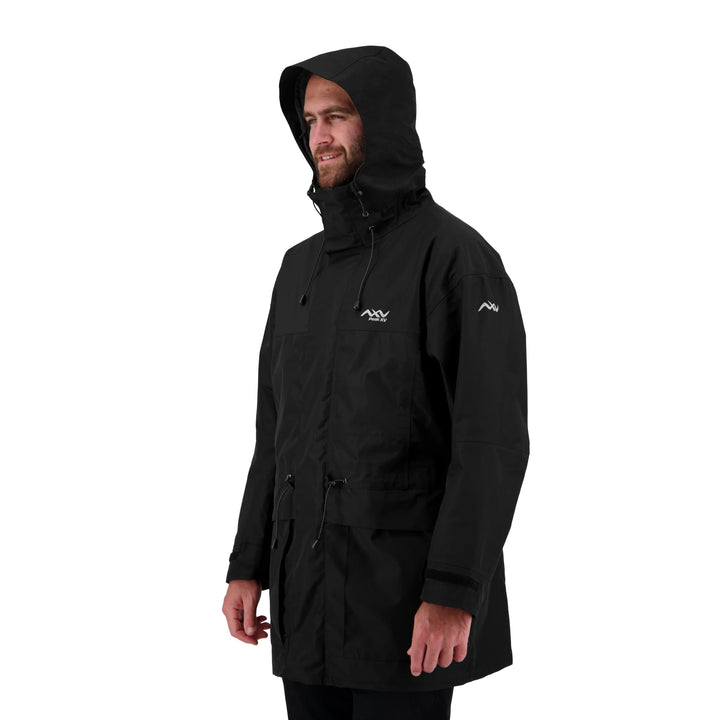 Mens Peak XV Hard Rain Jacket in Black, product photograph 6