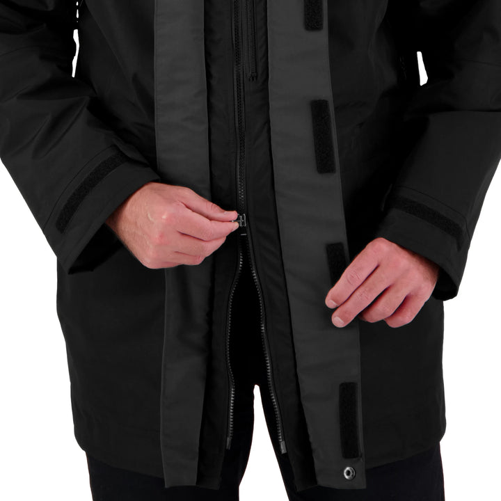 Mens Peak XV Hard Rain Jacket in Black, product photograph 16