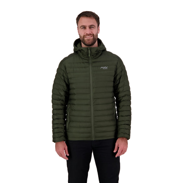 Mens Peak XV Zephyr Down Jacket in Frontier Green, product photograph 1
