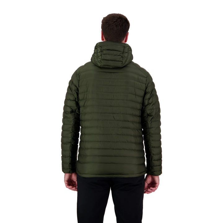 Mens Peak XV Zephyr Down Jacket in Frontier Green, product photograph 3